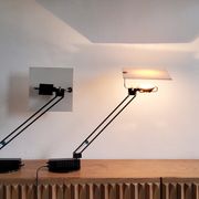 Pair of vintage w&o model lamps by Ketoff for aluminor, 1980s