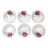 Ensemble de 6 assiettes Lunéville