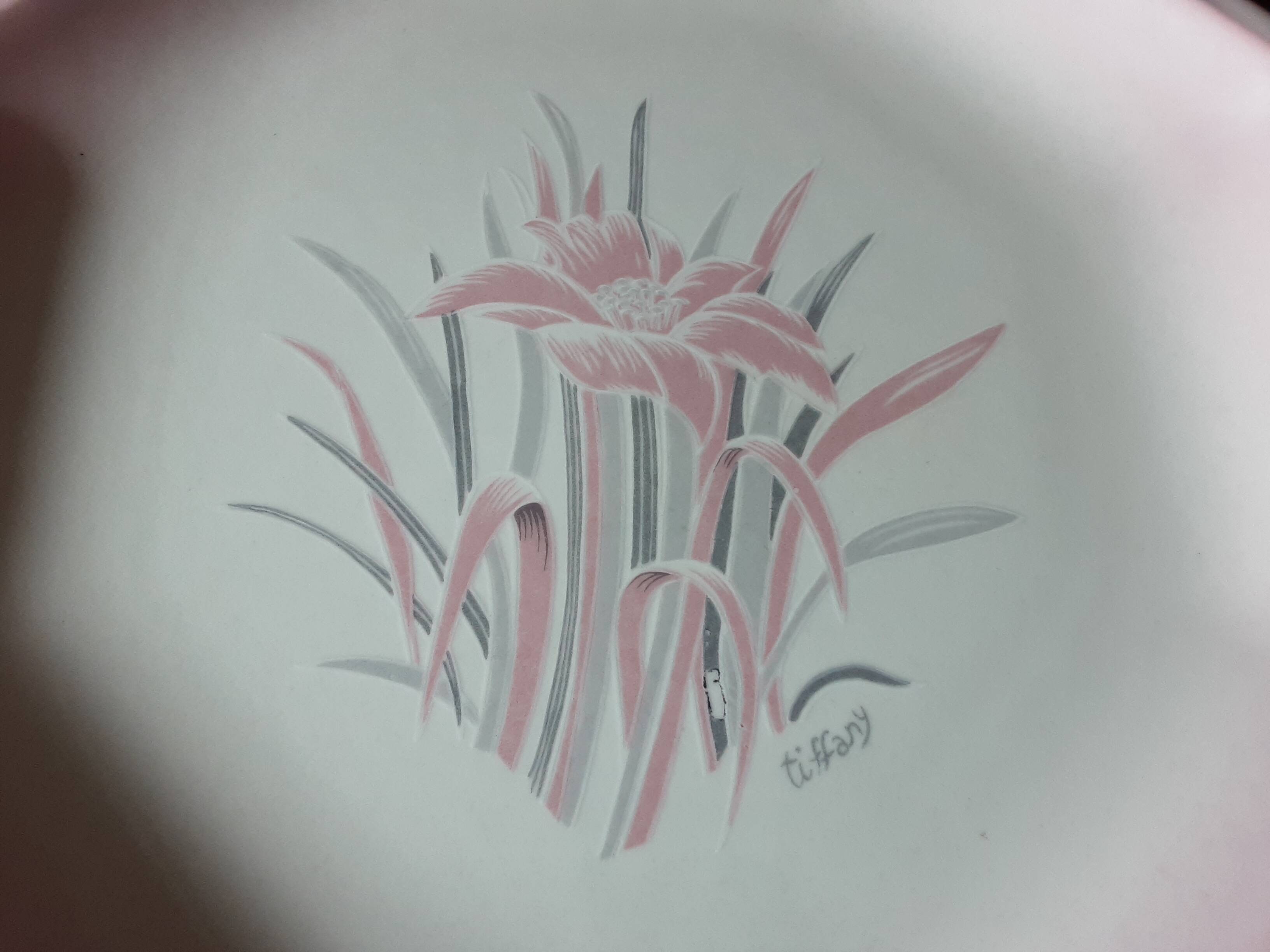 Tiffany plate, Italy