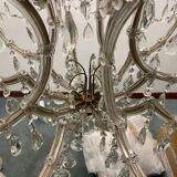 Large Crystal Maria Teresa Chandelier 1950's