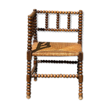 Corner wooden chair