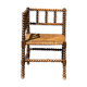 Corner wooden chair