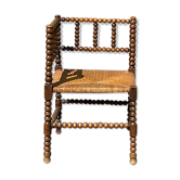 Corner wooden chair