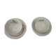 2 old porcelain cups Bavaria c f G bird and butterfly pattern