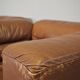 Cognac leather armchairs by BL Arredamenti, 1970s, set of 4