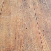 Rustic farmhouse bistro table in oak with Louis Philippe legs - 2m