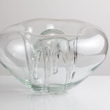 Vase ikebana en verre design années 1970 Dragan drobnjak