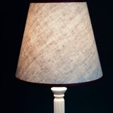 Conical lampshade in old upcycled hemp