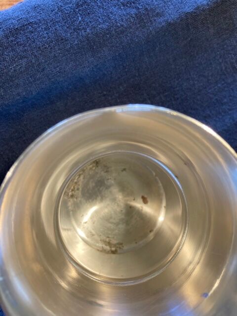 Art Deco-style silver metal timbale