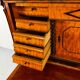 Well made Vintage Biedermeier Oak and Mahogany Secretaire desk, 1860