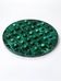 Jeu de solitaire vintage en malachite, travail africain, années 1960-1970