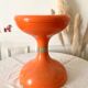 Robur Sgabello Americano stool orange plastic vintage 70s
