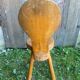 Old brutalist chair deco mountain solid wood vintage