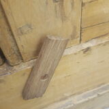 Raw wooden cabinet