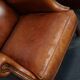 Set of 2 vintage club armchairs in cognac leather, Netherlands
