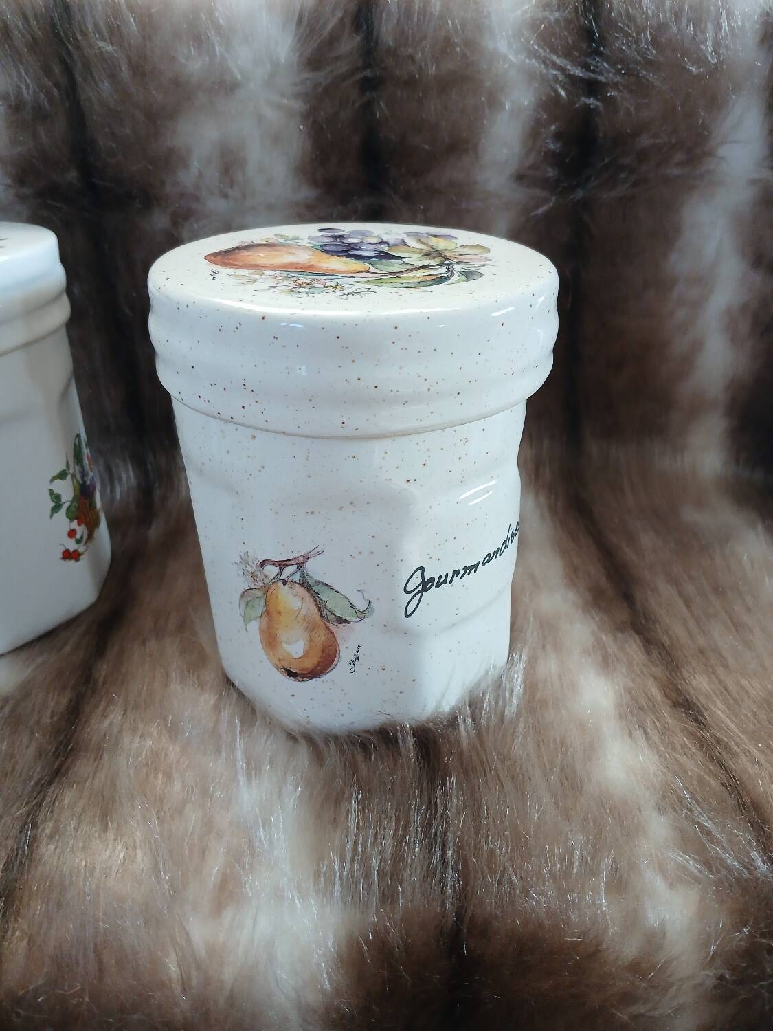 3 antique sweet jars