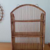 Rattan shelf to hang or lay