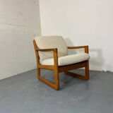 Mid-Century Scandinavian design Lounge Chair in Teak from CFC Silkebo