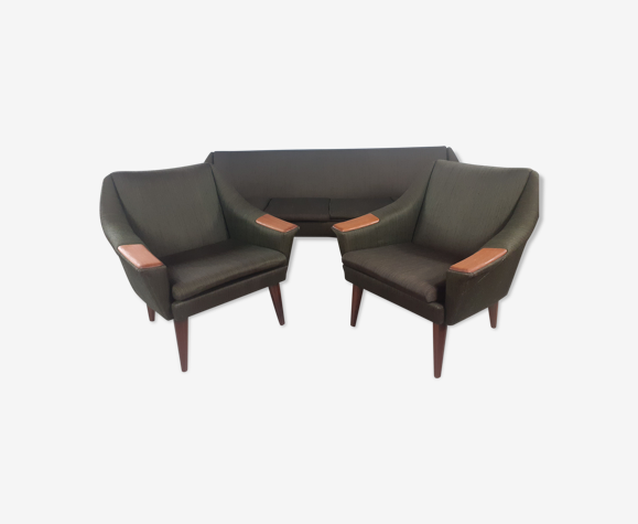 Norwegian Living Room Set with SOFA BED PI Langlo, 1960s