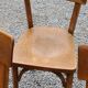 Set of 6 Baumann bistro chairs from the 50s stamp with iron