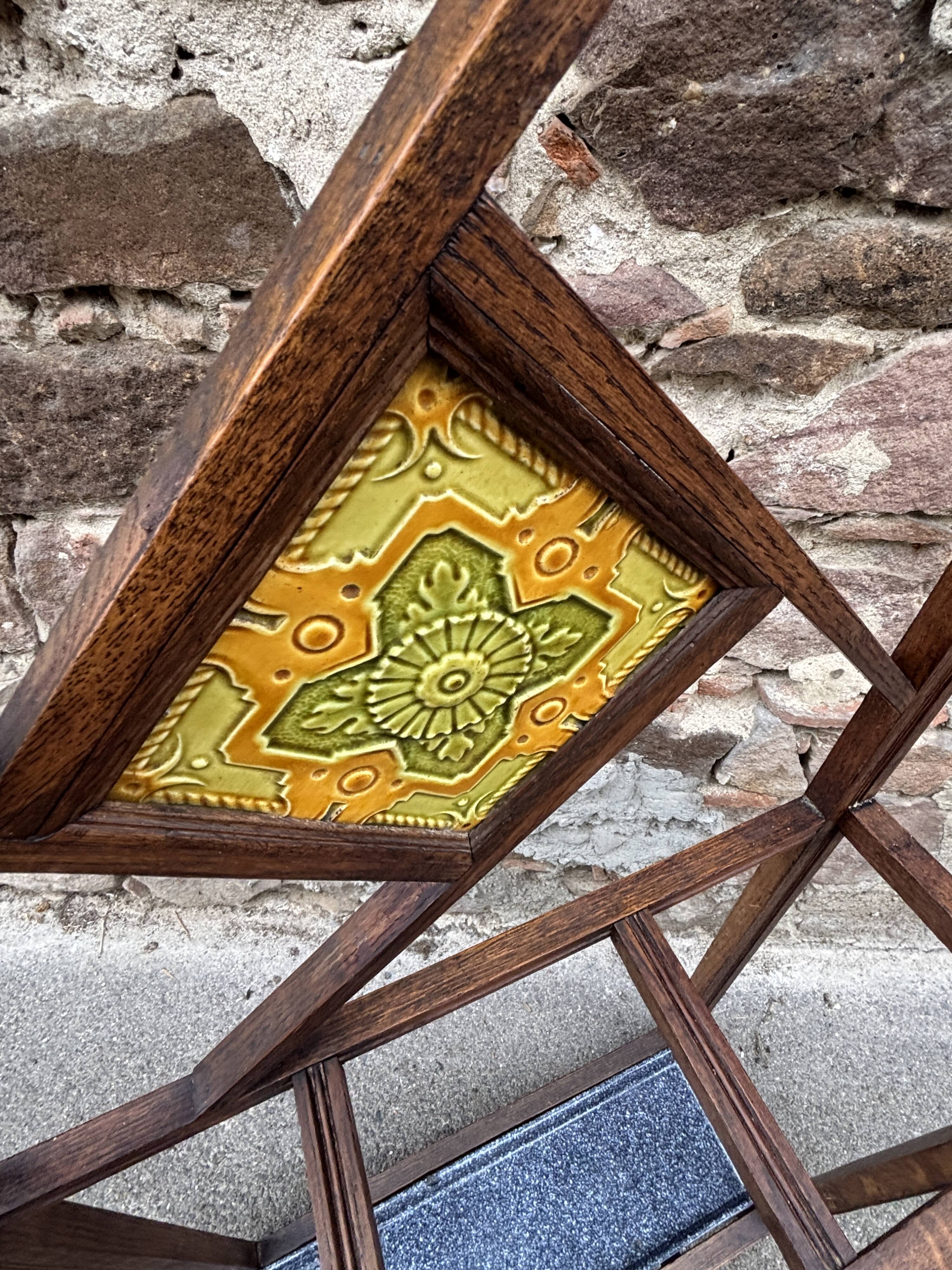 Art Nouveau coat rack 1920 vintage French European Jugendstil