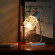 Vintage table lamp in metal and glass