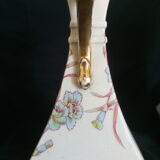 Art Nouveau cracked ceramic trim, eyelet patterns