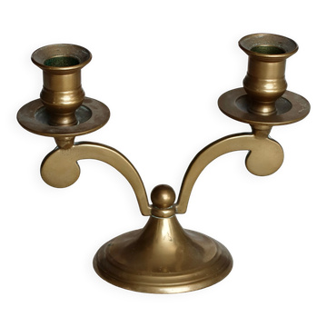 Bougeoir vintage en laiton