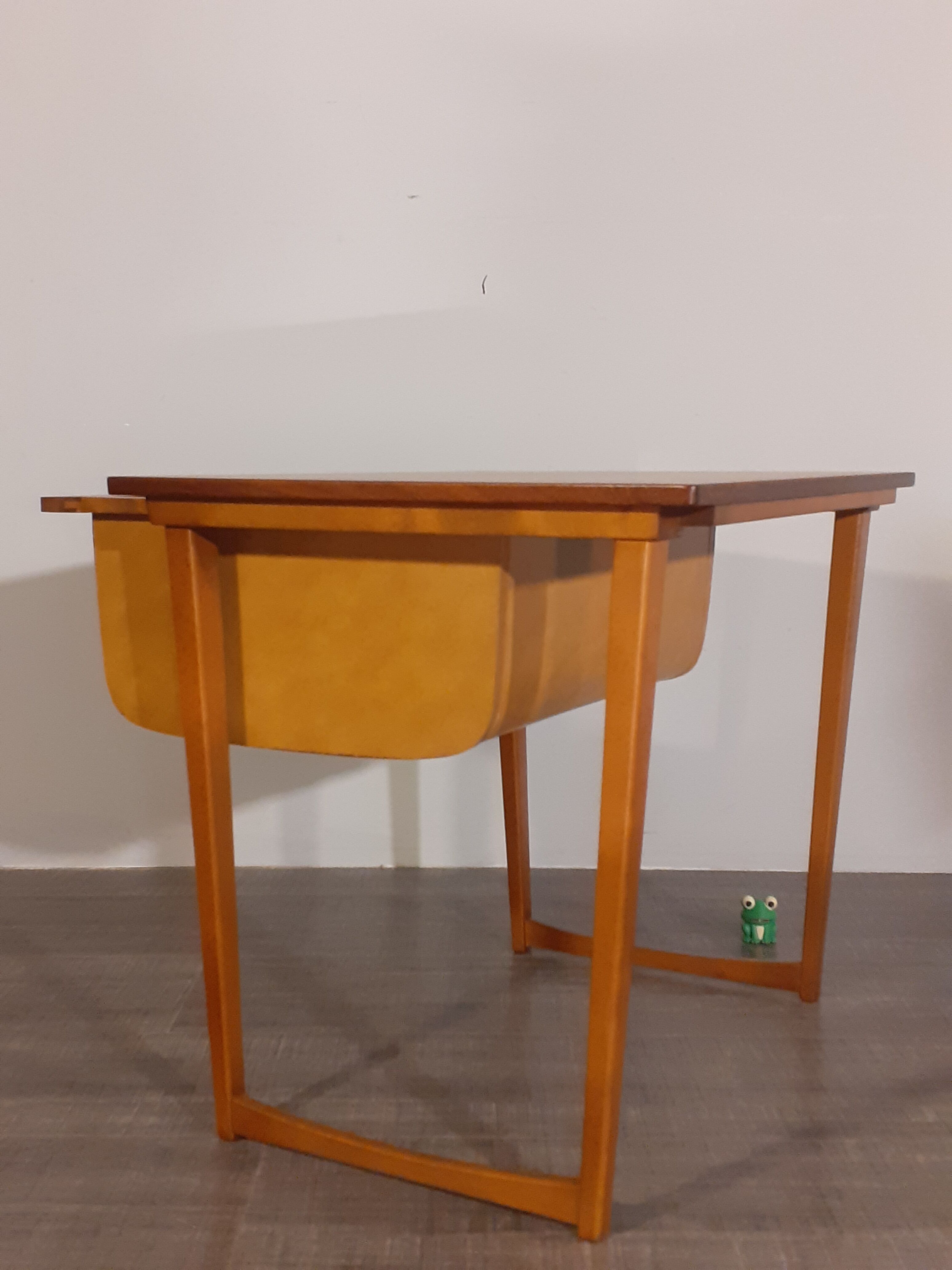 Norwegian teak and leather designer, 1960