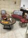 2-seater sofa and 2 armchairs in Louis XV style, revamped