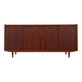 Enfilade en teck, design danois, années 1970, production : Danemark