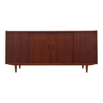 Enfilade en teck, design danois, années 1970, production : Danemark
