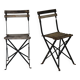 Pair of 20th Century Folding Slatted Garden Chairs