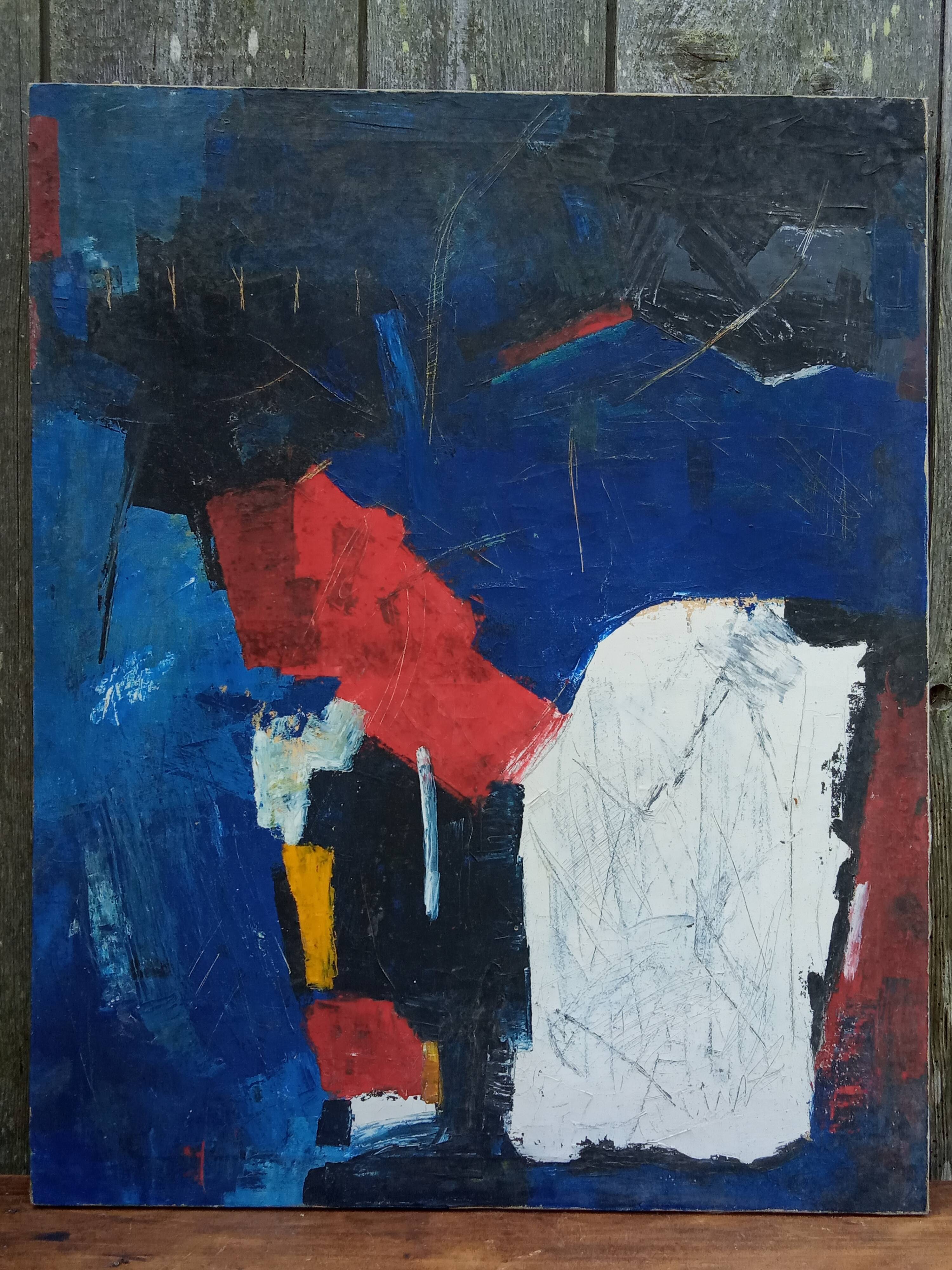 Abstract painting on canvas 65×81 cm