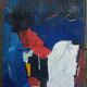 Abstract painting on canvas 65×81 cm