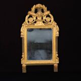 miroir louis XVI, bois doré à la feuille d'or, XVIIIeme siècle