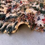 Moroccan carpet boucherouite colored - 70 x 160 cm