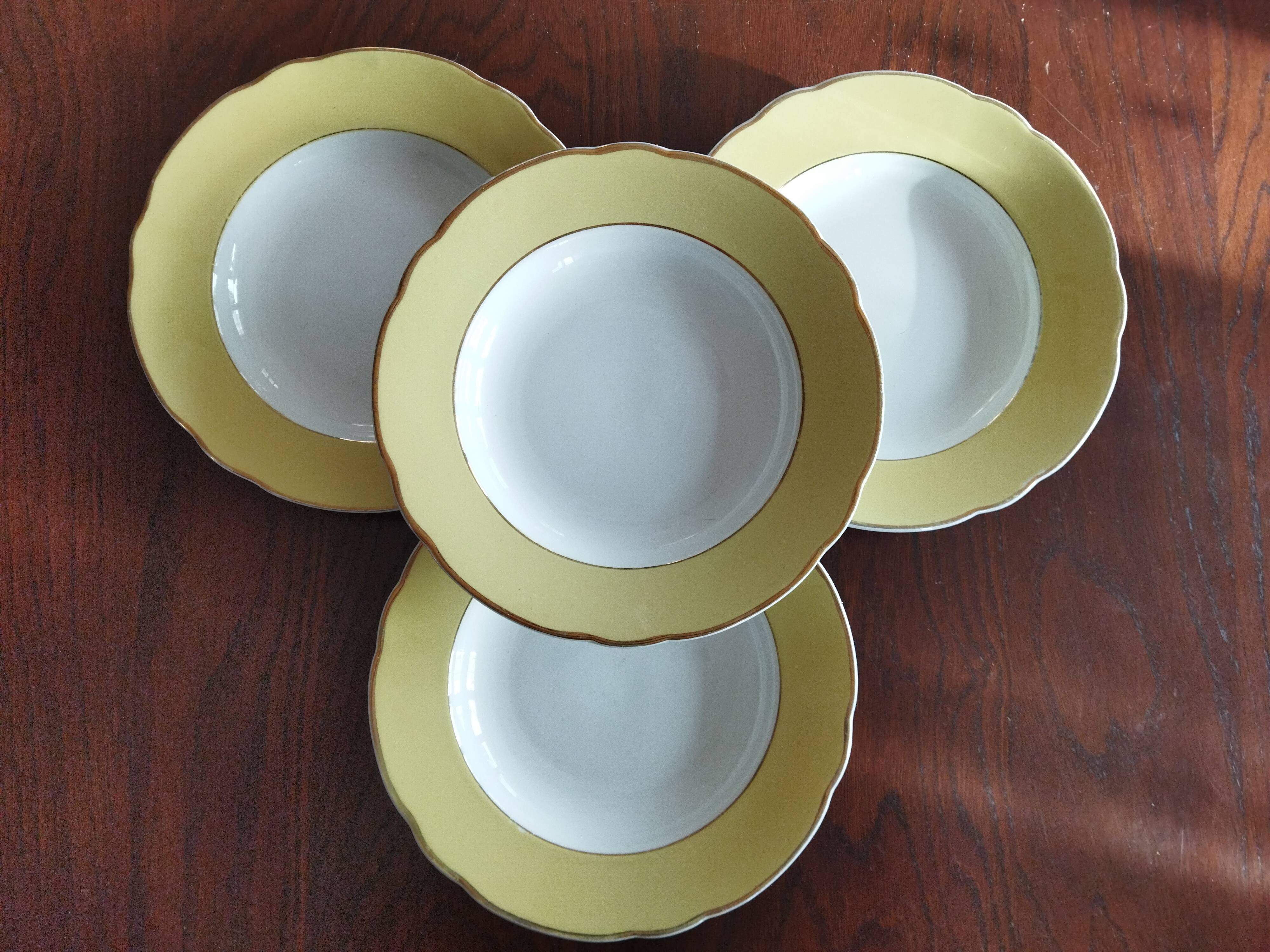 4 hollow plates KG Lunéville Badonviller, Daffodil model
