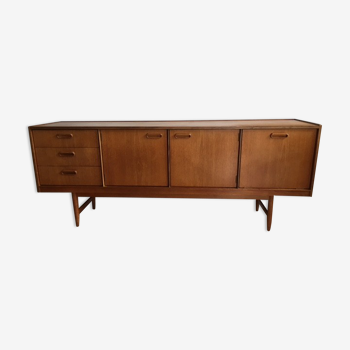 Enfilade scandinave en teck blond 1960