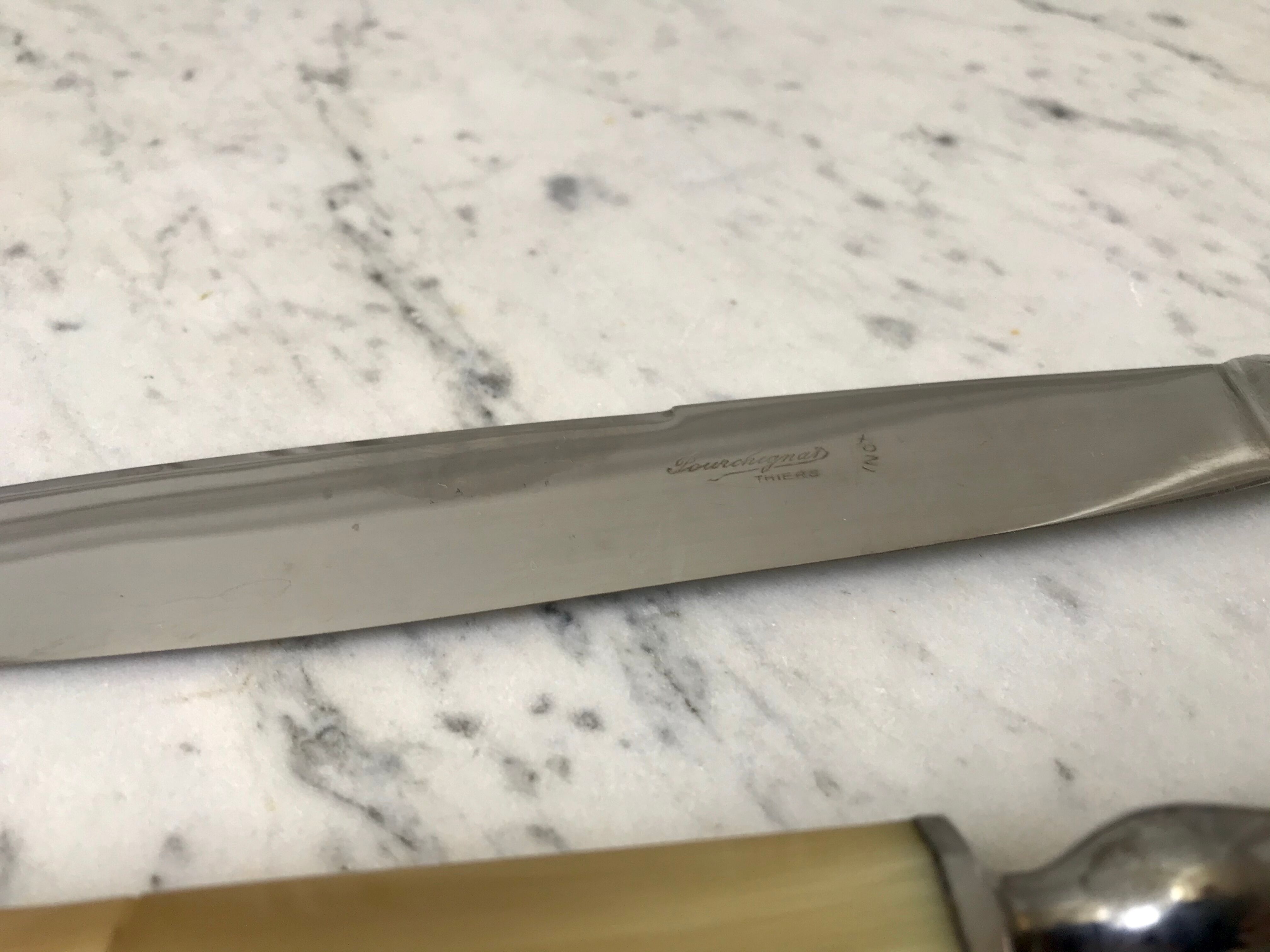 Duo of meat cutlery 50s