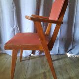 Paire de fauteuils de bridge année 50
