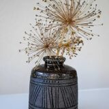 Brutalist Art Ceramic Vase by Inger Persson for Rörstrand, Sweden