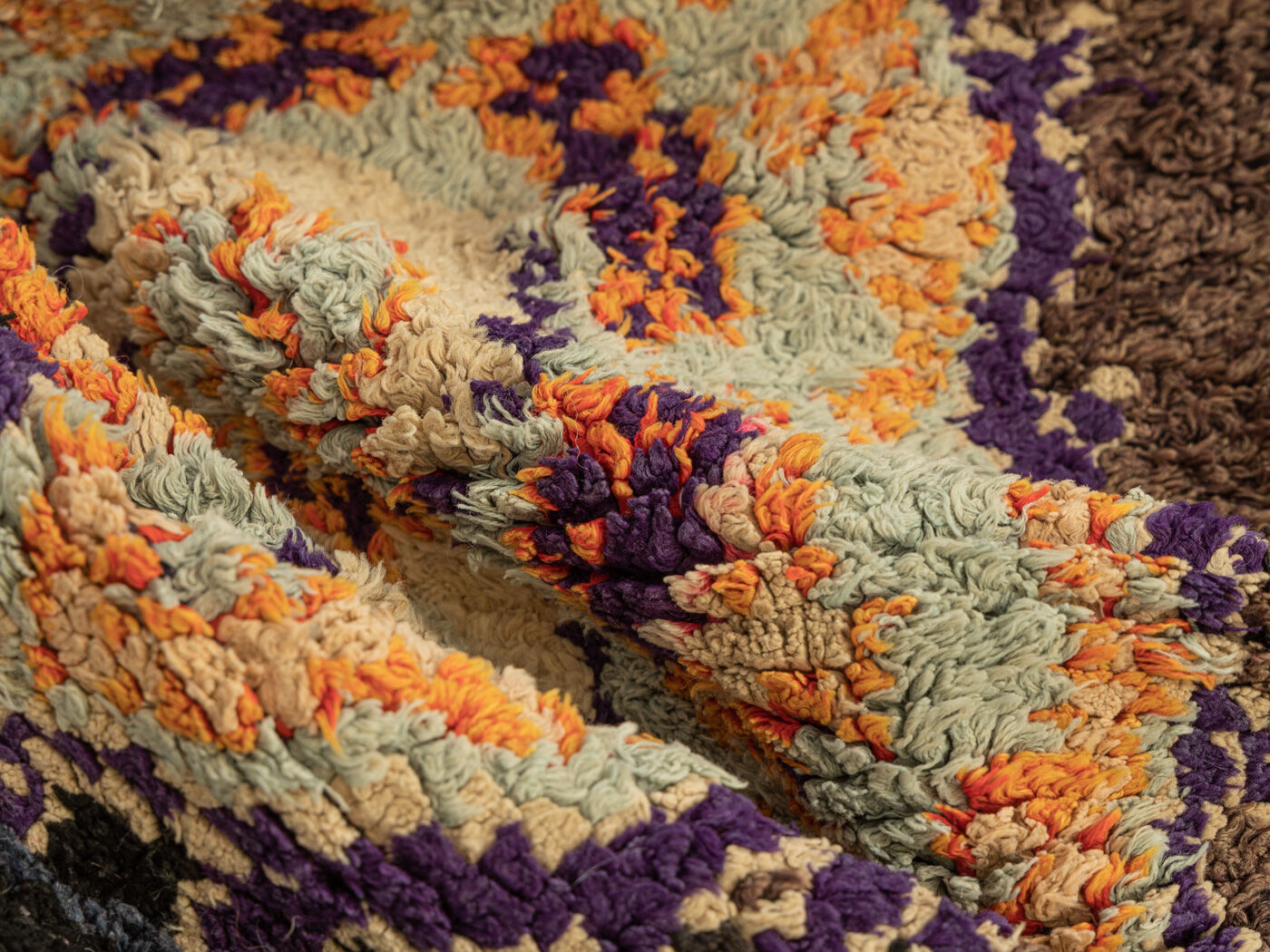 Vintage azilal, berber rug, 88 x 185