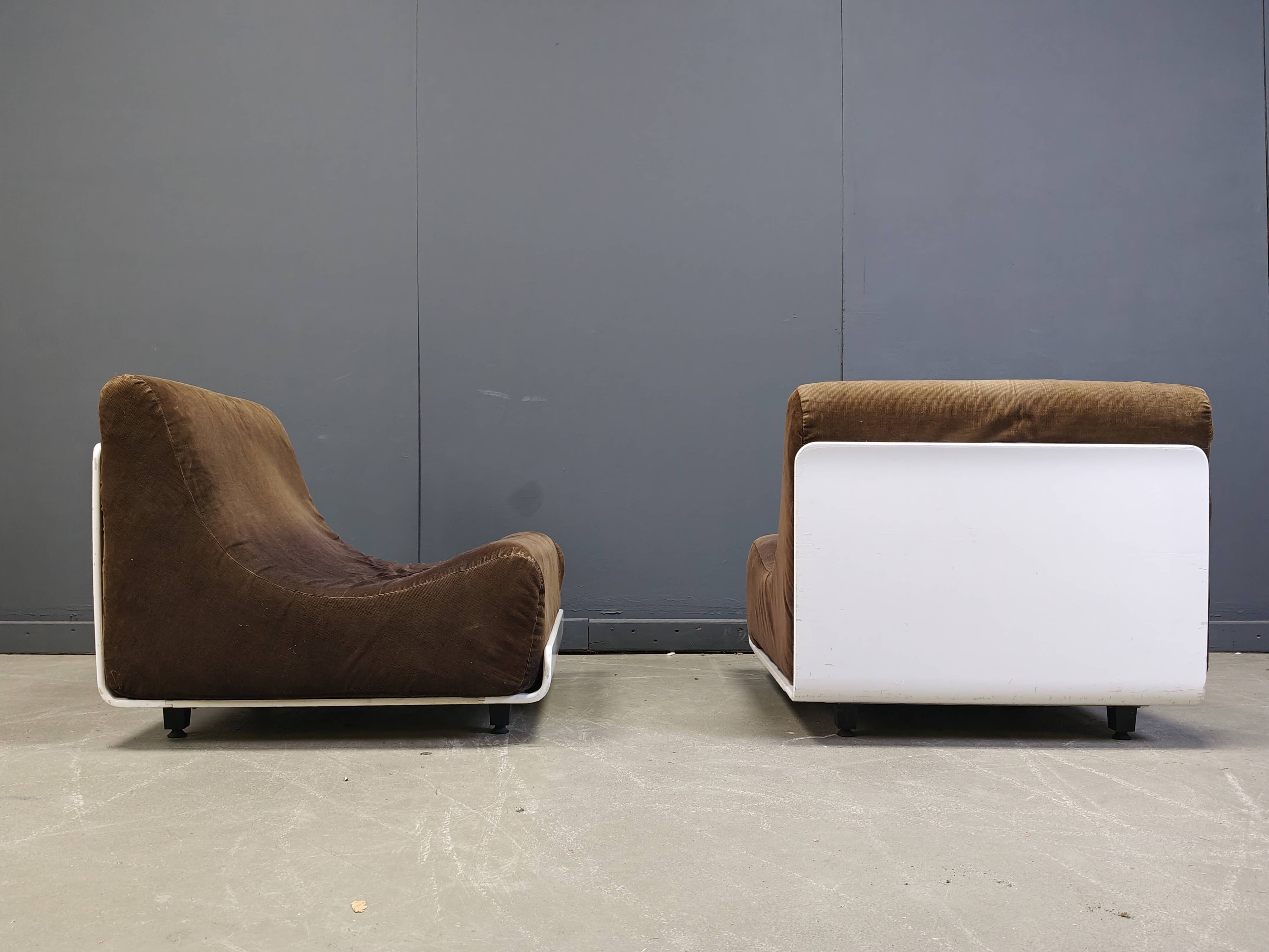 Space age Orbis lounge chairs by Luigi Colani for Cor, 1960s