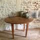 Antique round wooden table