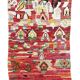 Vintage Moroccan Boujad rug in wool / handmade in Morocco