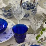 6 flat plates in English porcelain