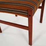 Ensemble de six chaises en teck, design danois, années 1970, production : Danemark