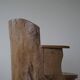 Wabi Sabi chair in solid birch, by a Swedish cabinetmaker, Modern, 1950s.