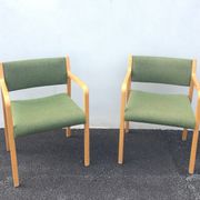 Curved wooden chairs by Wilhelm Ritz for Wilkhahn 1960/1970 - Set of 2